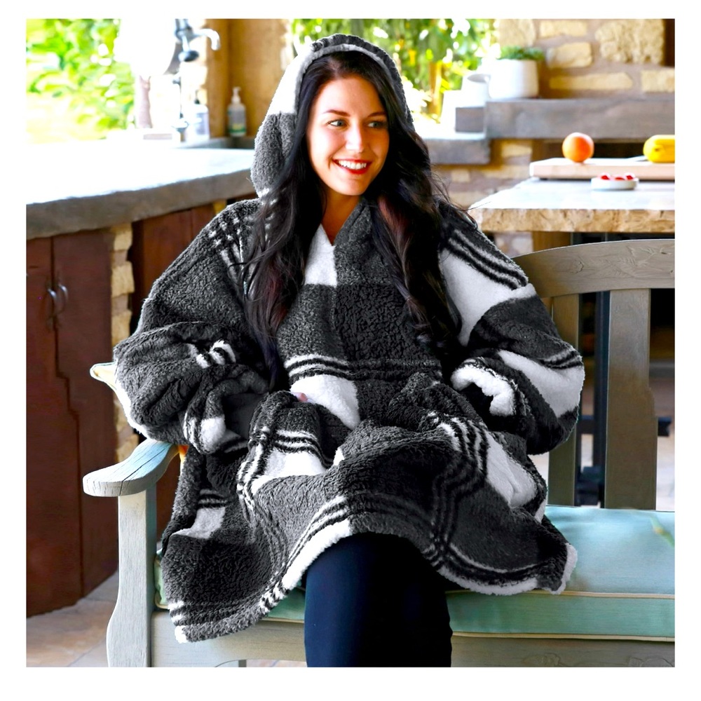 Catalonia Oversized Hoodie Blanket Sweatshirt, One Size Fits All